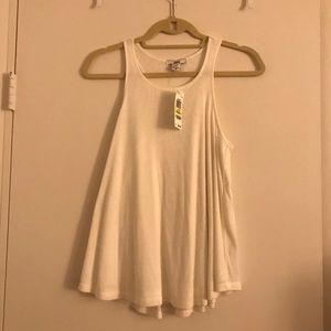 White BARIII tank top